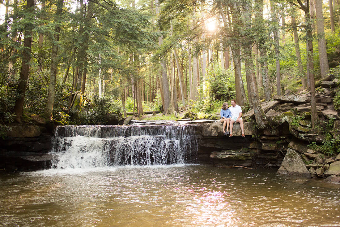 deep creek lake engagement photographer