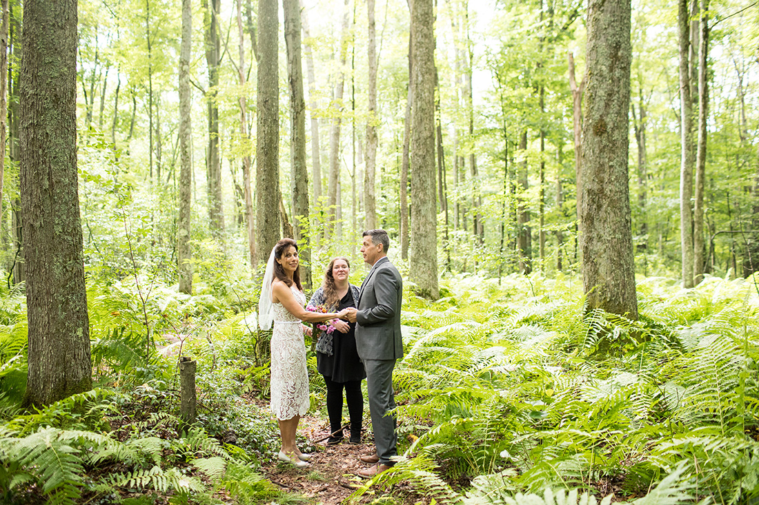 woodland elopement
